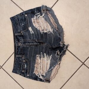 American eagle jean shorts